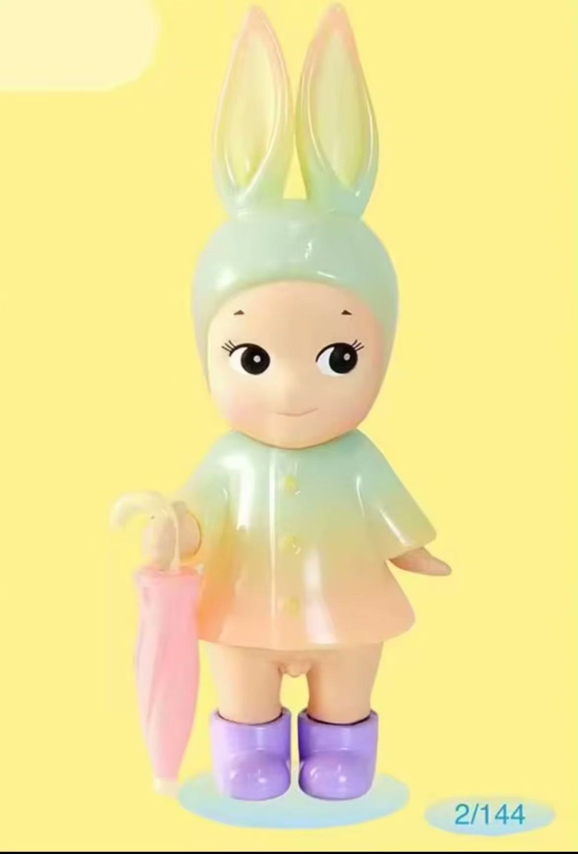 Sonny Angel I Love Rainy Day Series Secret Raincoat Rabbit Angel  (Super Rare)